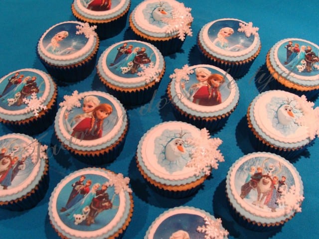 Frozen cupcakes