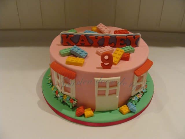 Lego friends taart